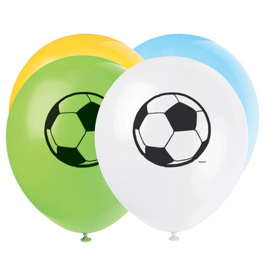 Football Theme 12in Latex Balloons For Air Or Helium