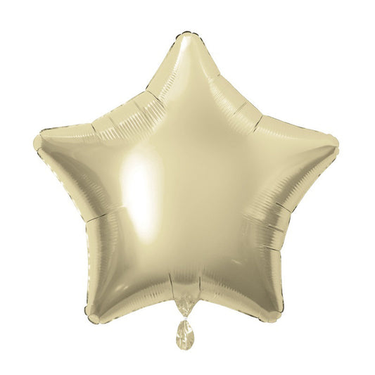 Star Shaped Foil Balloon In GOLD - Fill With Helium Or Air.