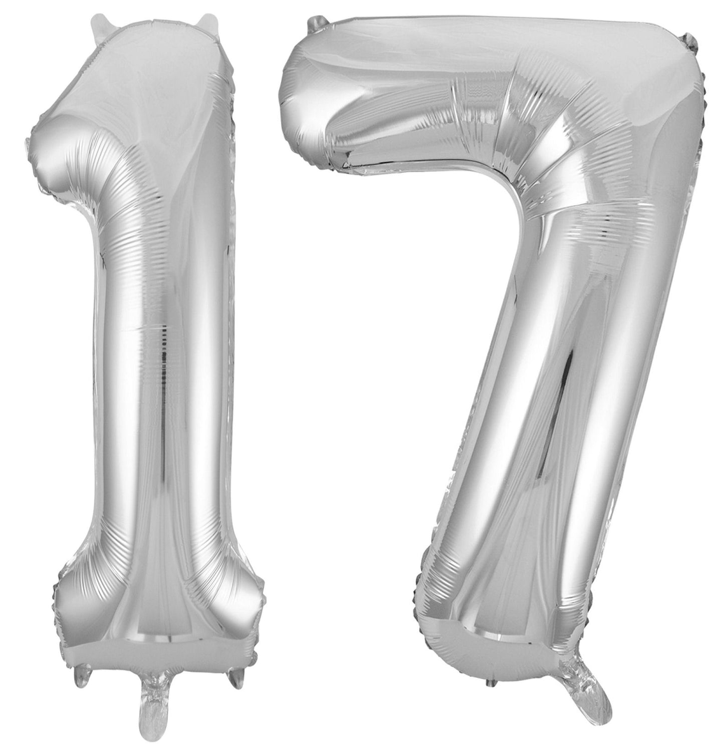 17th Birthday 34" Foil Balloon Kit In A Choice Of 8 Colours