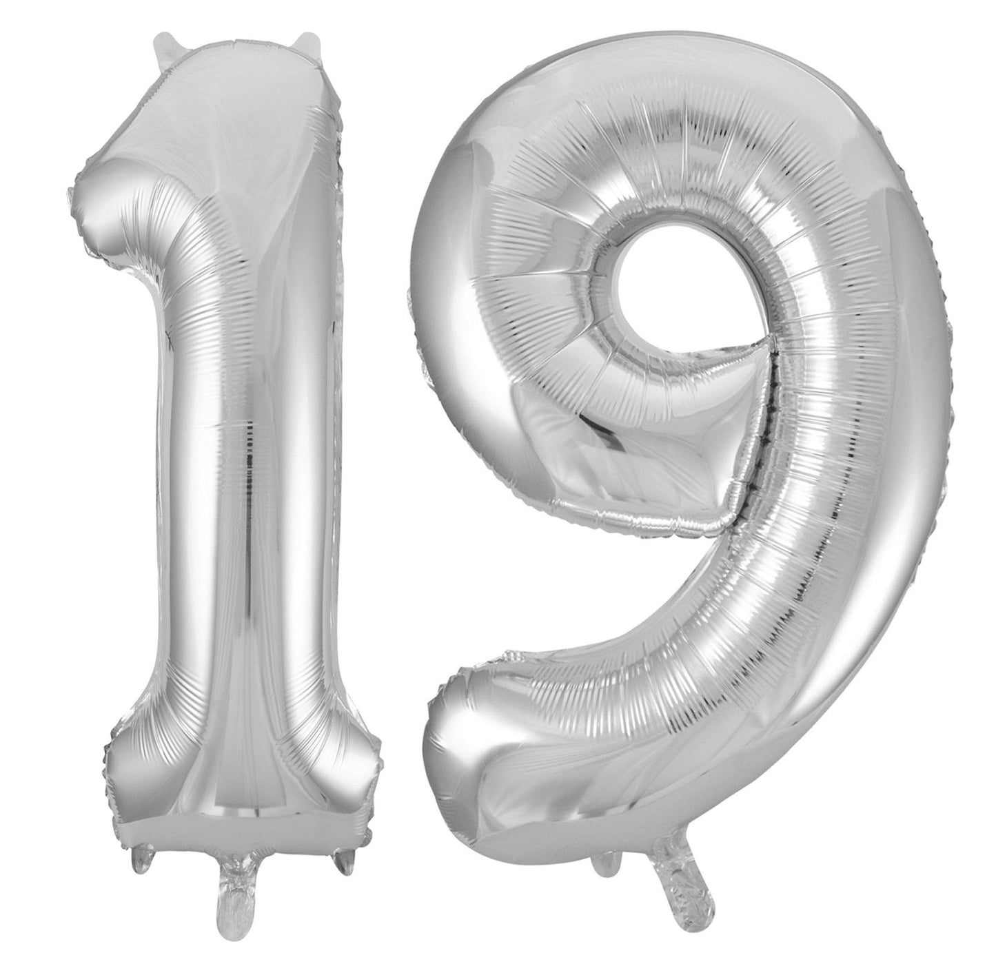 19th Birthday 34" Foil Balloon Kit In A Choice Of 8 Colours