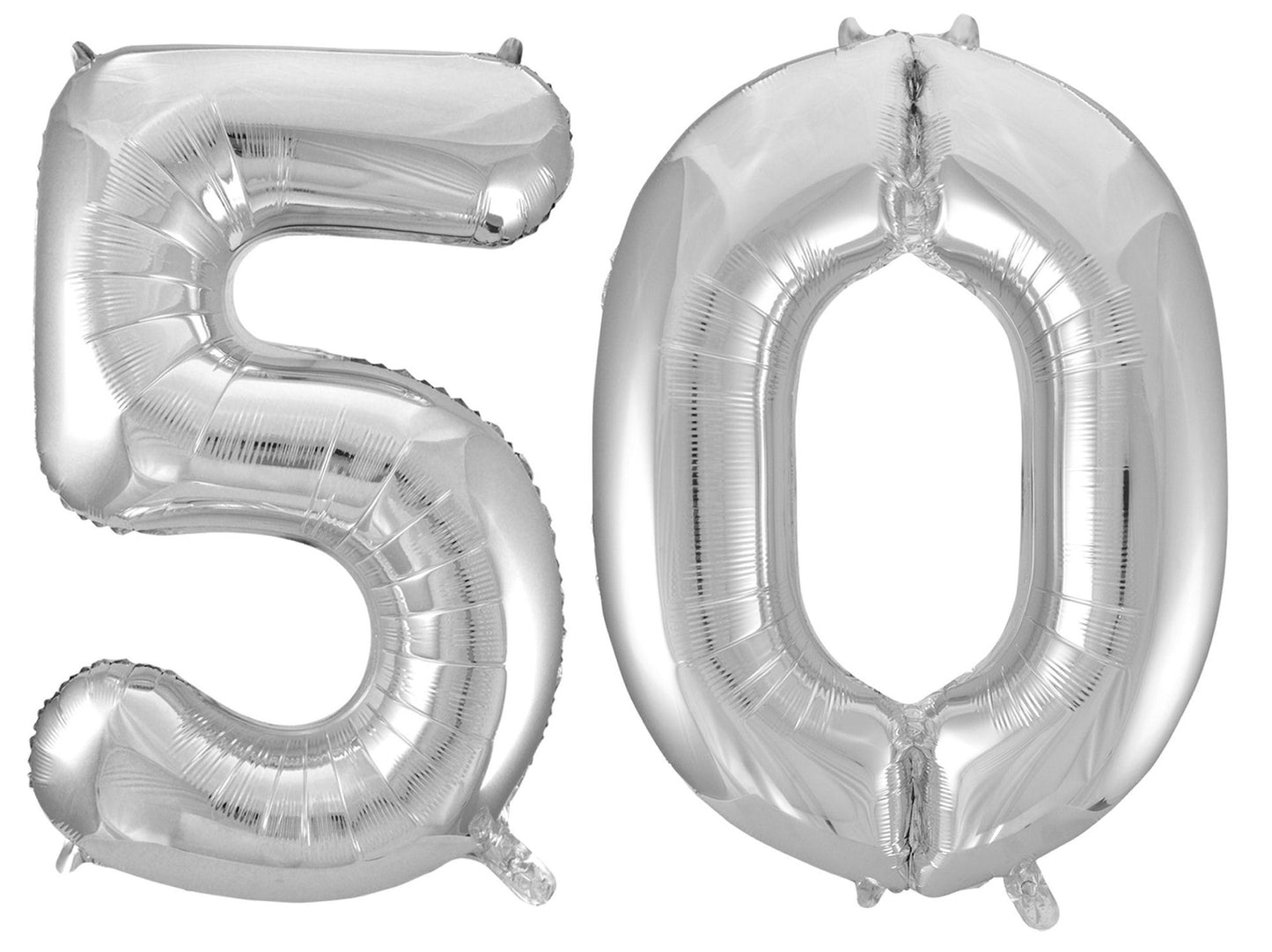 50th Birthday 34" Foil Balloon Kit In A Choice Of 8 Colours