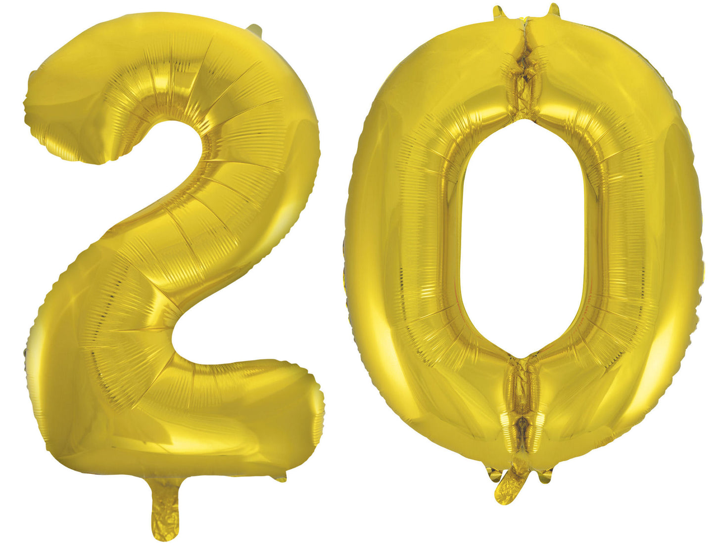 20th Birthday 34" Foil Balloon Kit In A Choice Of 8 Colours