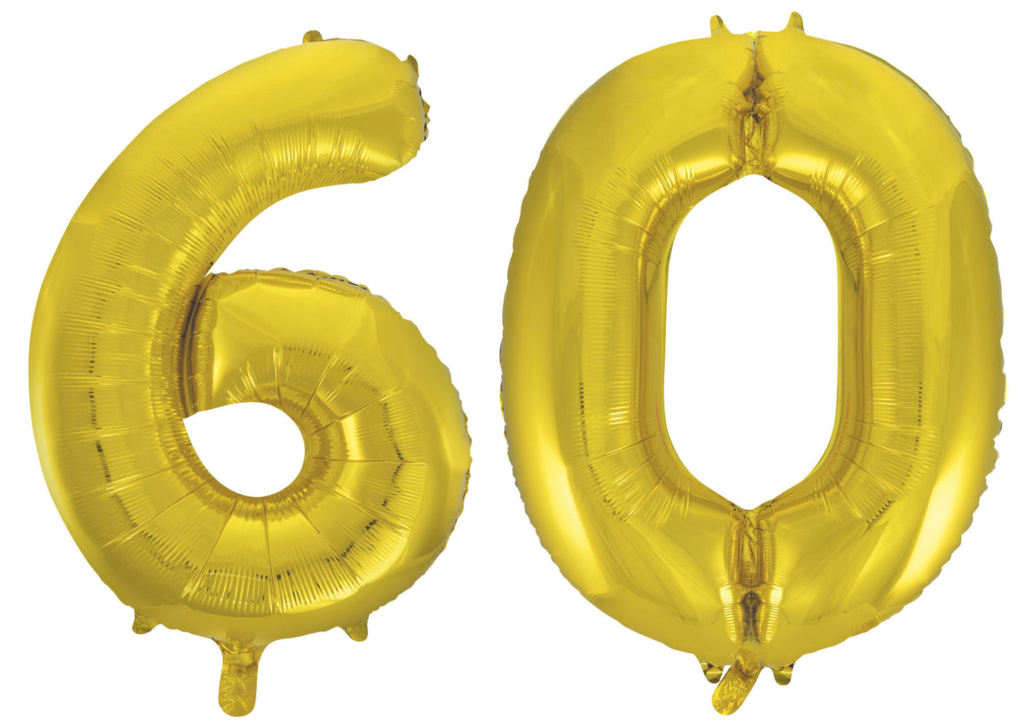 60th Birthday 34" Foil Balloon Kit In A Choice Of 8 Colours