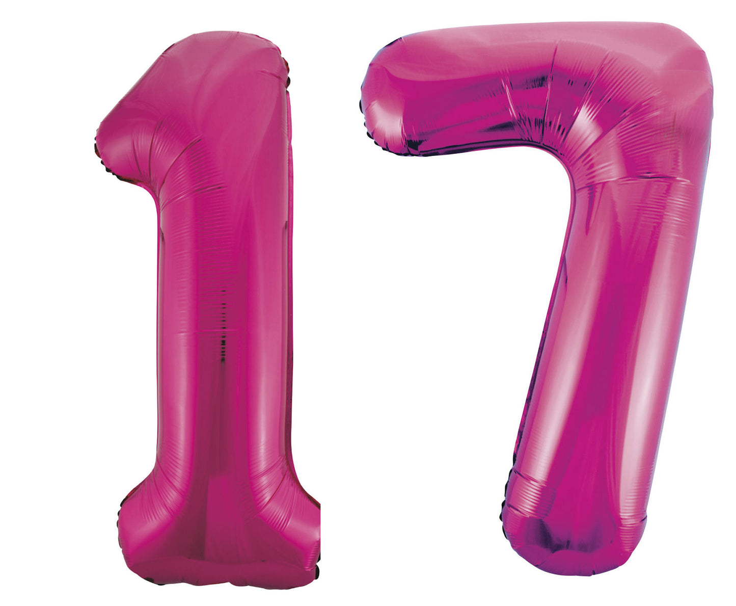 17th Birthday 34" Foil Balloon Kit In A Choice Of 8 Colours