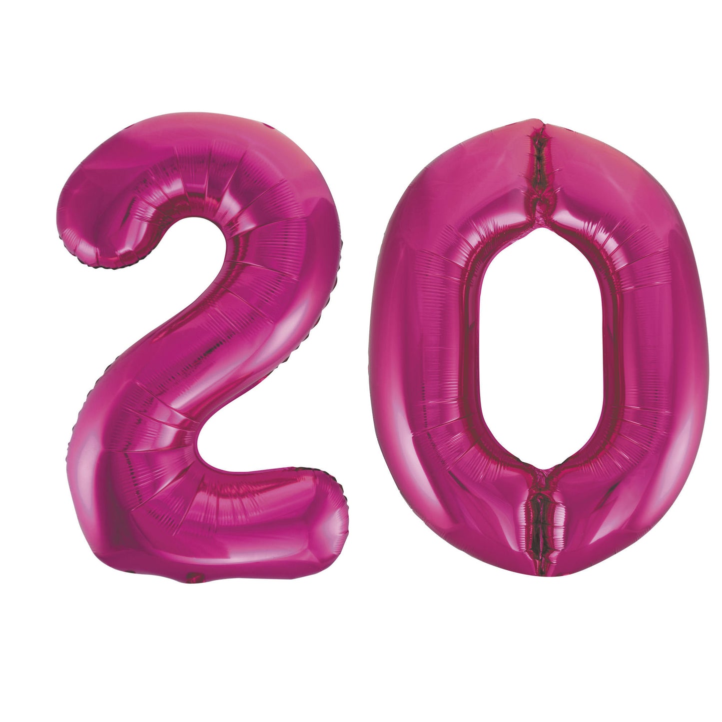 20th Birthday 34" Foil Balloon Kit In A Choice Of 8 Colours