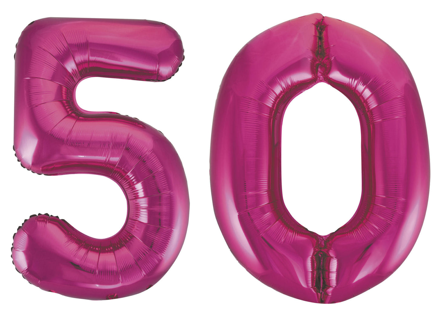 50th Birthday 34" Foil Balloon Kit In A Choice Of 8 Colours