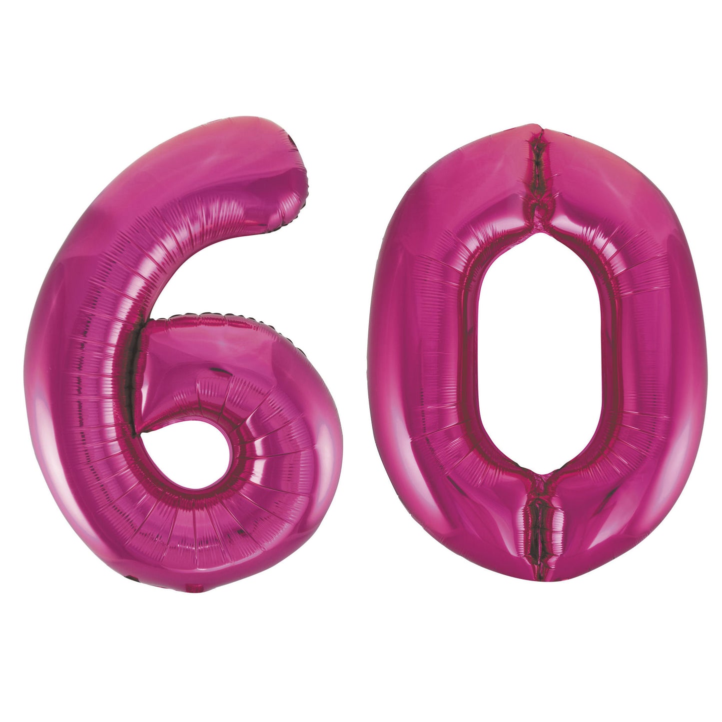 60th Birthday 34" Foil Balloon Kit In A Choice Of 8 Colours