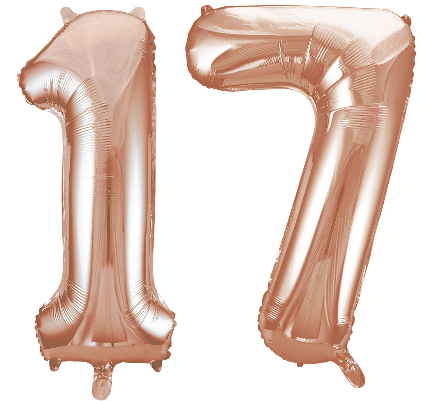 17th Birthday 34" Foil Balloon Kit In A Choice Of 8 Colours