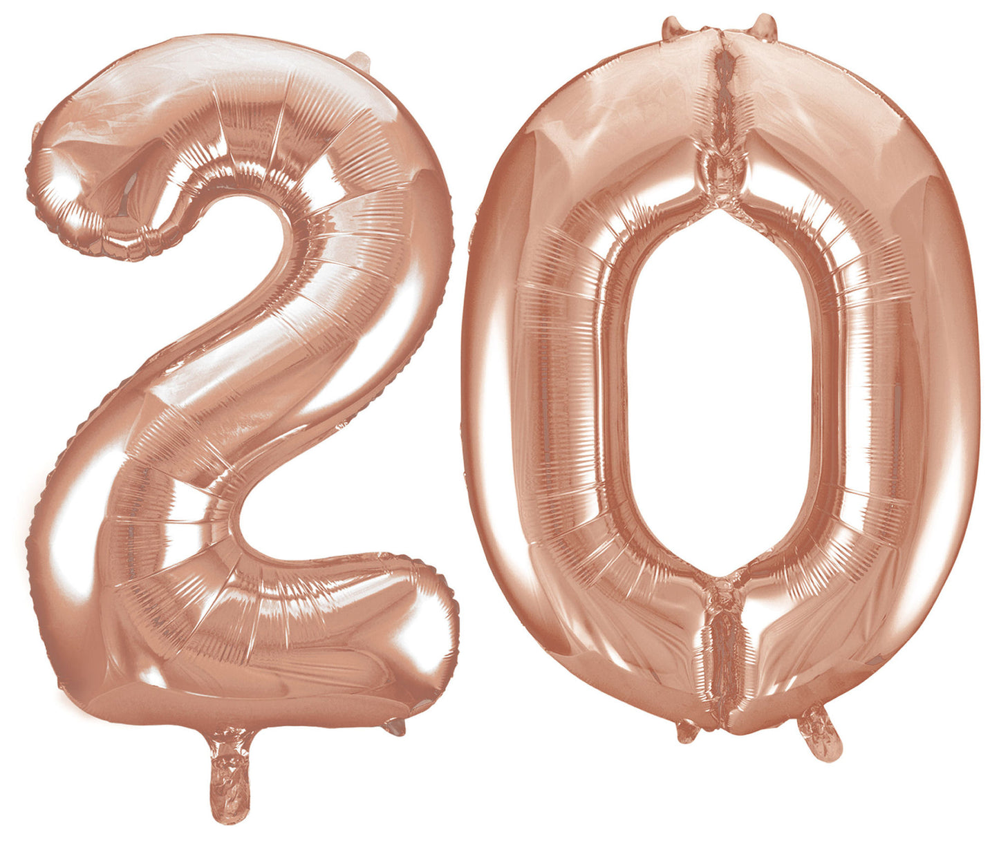 20th Birthday 34" Foil Balloon Kit In A Choice Of 8 Colours