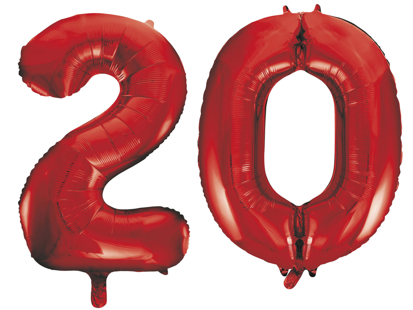 20th Birthday 34" Foil Balloon Kit In A Choice Of 8 Colours