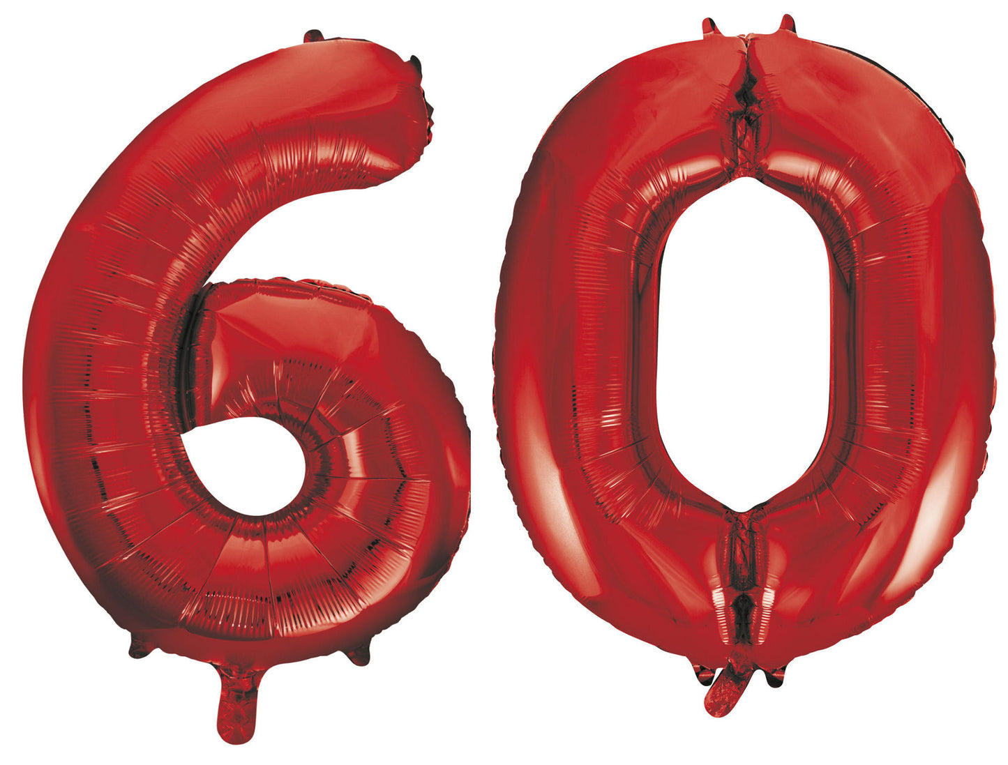 60th Birthday 34" Foil Balloon Kit In A Choice Of 8 Colours