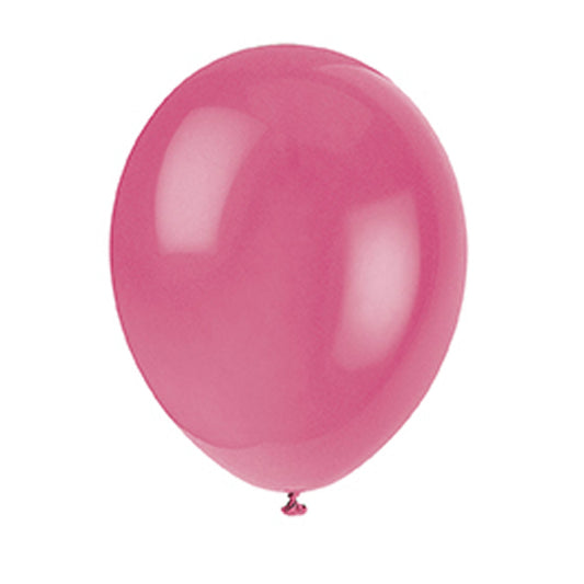 CANDY PINK 12" Latex Balloons for Air or Helium