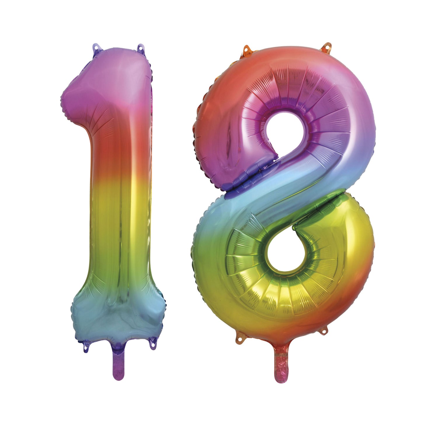 18th Birthday 34" Foil Balloon Kit In A Choice Of 8 Colours