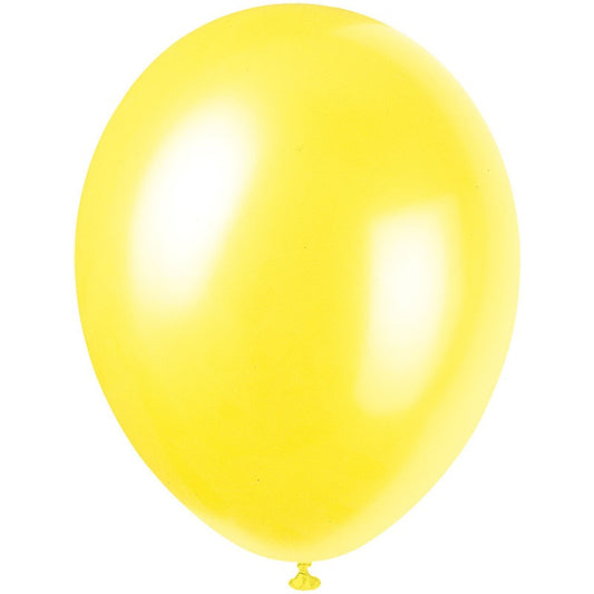 CAJUN YELLOW 12" Latex Balloons for Air or Helium