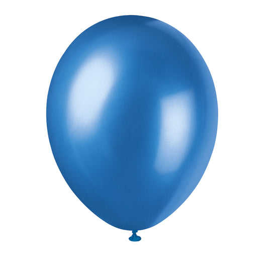 COSMIC BLUE 12" Latex Balloons for Air or Helium