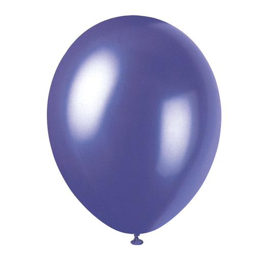 ELECTRIC PURPLE 12" Latex Balloons for Air or Helium