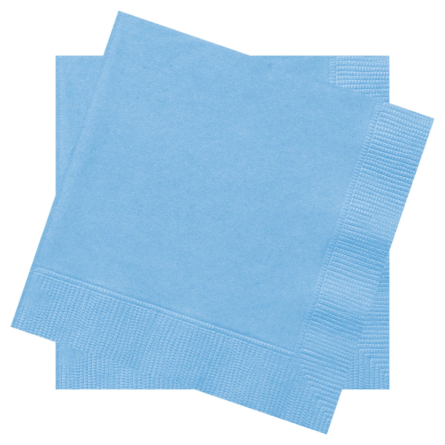 Recyclable Napkins In BABY BLUE - Made From Sustainable Sourced Materials