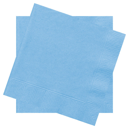 Recyclable Napkins In BABY BLUE - Made From Sustainable Sourced Materials