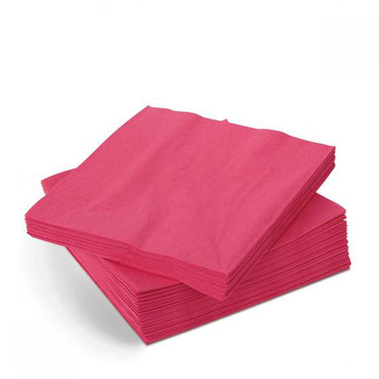 Dinner Napkins In Bright Pink