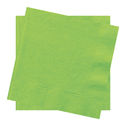 Recyclable Napkins In LIME GREEN - Made From Sustainable Sourced Materials