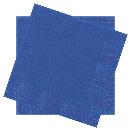 Recyclable Napkins In ROYAL BLUE - Made From Sustainable Sourced Materials