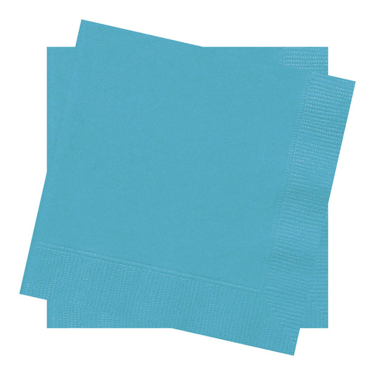 Recyclable Napkins In TEAL / TURQUOISE - Made From Sustainable Sourced Materials