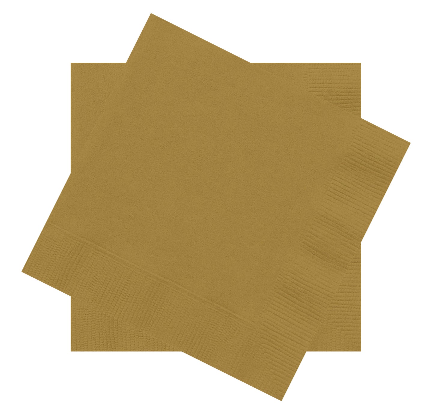 Recyclable Napkins In GOLD - Made From Sustainable Sourced Materials